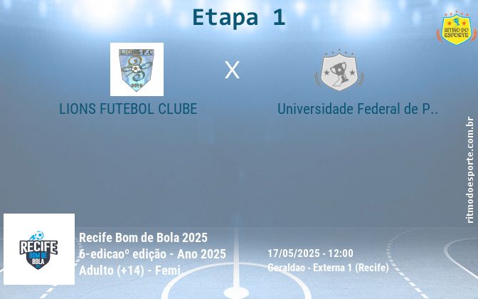 Resultado da partida
